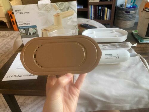 Portable Steam Iron - Dual Use photo review